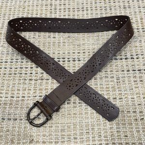 Brown Genuine Leather Belt Size Small